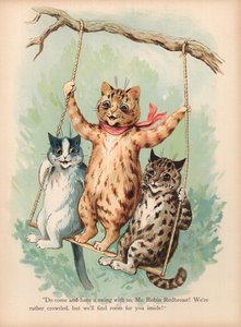 Louis Wain Cats (chromolitho) بواسطة لويس وين