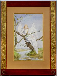 صلاة إلى الله (لوحة مائية على ورق)