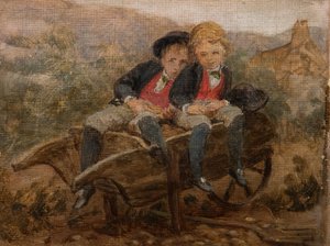 رسم للشرف. دودلي وأرتشي هاميلتون جوردون 1890.