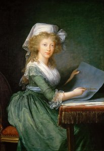 الأميرة لويزا ماريا من نابولي وصقلية 1773-1802 ، ج. 1790. بواسطة إليزابيث لويز فيجي ليبرون