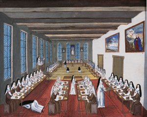 Port-Royal des Champs Abbey ، قاعة طعام