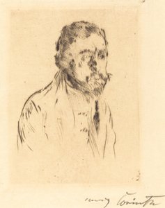 Bildnisstudie H. St. دراسة بورتريه لـ H. St. ، 1920. بواسطة لوفيس كورنث