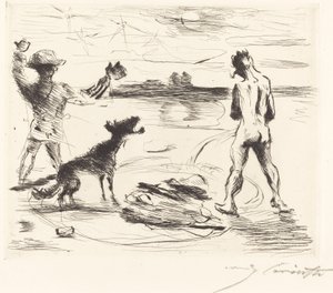 Das Gastmahl des Trimalchio: pl. السابع مأدبة Trimalchio: رر. السابع ، 1919. بواسطة لوفيس كورنث