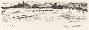 Dünenlandschaft Landscape مع الكثبان الرملية ، 1917. بواسطة لوفيس كورنث