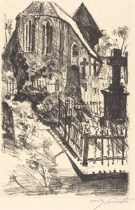 مقبرة الكنيسة ، 1916. بواسطة لوفيس كورنث