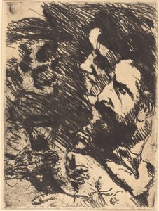 Tod bei Strucks Death Visits the Strucks ، نُشر عام 1921 ، نُشر في عام 1922. بواسطة لوفيس كورنث