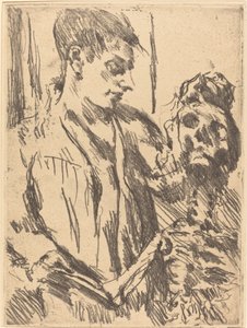 Tod und Jüngling Death and the Young Man ، نُشر عام 1921 في عام 1922. بواسطة لوفيس كورنث