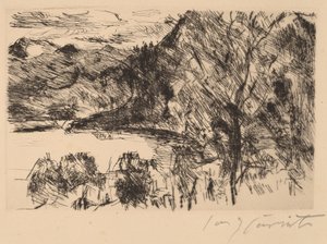 Walchensee mit Jochberg (Walchensee with Jochberg) بواسطة لوفيس كورنث