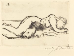 أنثى عارية أنثى عارية ، 1916. بواسطة لوفيس كورنث