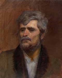 دراسة رئيس شخصية لرجل بواسطة Laszlo Mednyanszky
