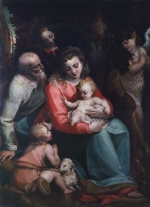 مادونا والطفل والقديسين ، بقلم لوكا كامبياسو (1527-1585) بواسطة لوكا كامبياسو