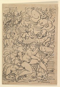 انتصار أمفيتريت ، كاليفورنيا. 1550-1580. بواسطة لوكا كامبياسو