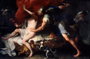 Tarquinius و Lucretia. بواسطة لوكا جيوردانو