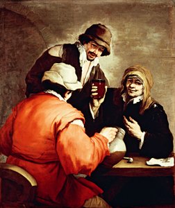 مشهد الحانة ، للوكا جيوردانو (1634-1705) ، زيت على قماش بواسطة لوكا جيوردانو