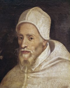 صورة البابا بول الثالث (1468-1549) ، لوحة لوكا لونجي (1507-1580)