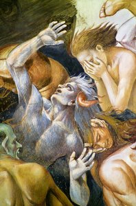 ملعون في الجحيم ، من دورة في الهواء الطلق في Last Judgment بواسطة لوكا سينيوريلي