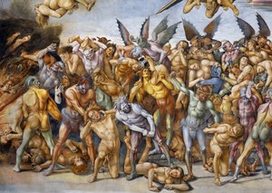 ملعون في الجحيم ، من دورة في الهواء الطلق في Last Judgment