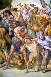 ملعون في الجحيم ، من دورة في الهواء الطلق في Last Judgment بواسطة لوكا سينيوريلي
