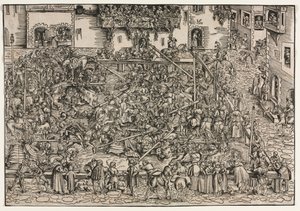 البطولة بواسطة Lucas Cranach