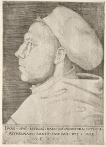 مارتن لوثر بواسطة Lucas Cranach
