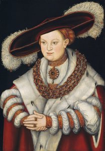 صورة ماغدالينا ساكسونيا ، زوجة الناخب يواكيم الثاني من براندنبورغ ، c.1529