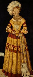 دوقة كاتارينا فون مكلنبورغ 1487-1561 ، 1514 بواسطة لوكاس كراناش الأكبر