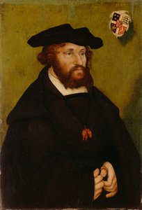 الألمانية: Bildnis Bildnis König König Christians II. von Dänemark صورة لملك الدنمارك كريستيان الثاني بواسطة لوكاس كراناش الأكبر