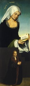 سانت إليزابيث مع دوق جورج ساكسونيا كمتبرع ، حوالي 1514 بواسطة لوكاس كراناش الأكبر