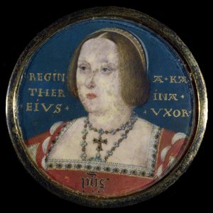 صورة الملكة كاترين أراغون 1485-1536 ، ج. 1525