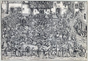 بطولة - بطولة - كرانش ، لوكاس ، الأكبر (1472-1553) - 1509 - نقش خشبي - 26،4 × 38 - مجموعة خاصة بواسطة لوكاس الأكبر كراناش