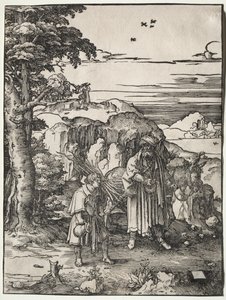 سيذهب إبراهيم إلى الذبيحة إسحاق ، 1517-1519. بواسطة لوكاس فان ليدن