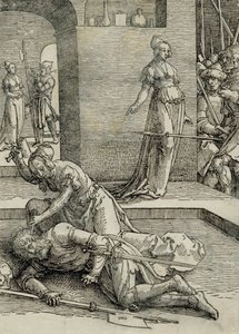 ياعيل يقتل سيسرا ، 1515-1919 بواسطة لوكاس فان ليدن