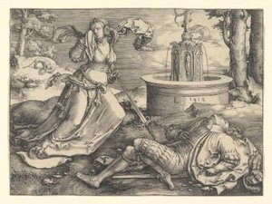 Pyramus and Thisbe، 1514. بواسطة لوكاس فان ليدن