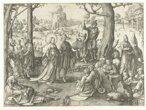 الحياة الدنيوية لمريم المجدلية De dans van Maria Magdalena بواسطة لوكاس فان ليدن