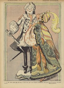 Adrienne Lecouvreur ، رسم توضيحي لـ Le Rire