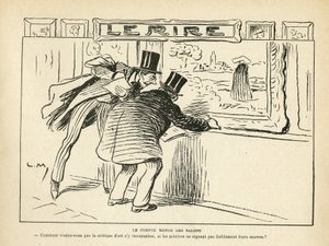رسم توضيحي في Le Rire ، 20/04/12 - استعراض المعارض - الفن ، معارض الرسم ، معارض الرسوم المتحركة - مراجعات فنية (نقش) بواسطة لوسيان ميتيفيت
