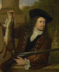 جان دي هوغي (1650-1731). ابنة عم آنا دي هوغ ، بملابس الرماية بواسطة لودولف باخويسن
