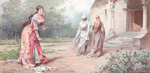رسم توضيحي لـ عطيل شكسبير (chromolitho)