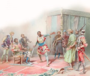 رسم توضيحي لـ عطيل شكسبير (chromolitho)