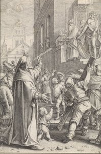عرض المسيح للناس (Ecce Homo) العاطفة (عنوان المسلسل) بواسطة لودوفيكوس سيسيرام