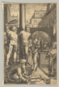 الجلد ، من آلام المسيح ، كاليفورنيا. 1623. بواسطة لودوفيكوس سيسيرام