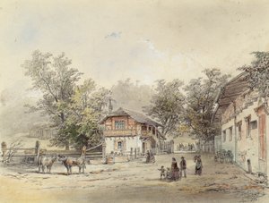 مصنع الألبان في Vorderbrühl بالقرب من فيينا بواسطة لودفيج تشيرني