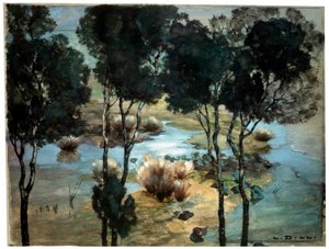 المناظر الطبيعية ، 1900s. بواسطة لودفيج ديل