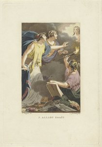 التمثيل المجازي مع الرسم والكتابة والتلوين صفحة العنوان لـ: M. Stuart، Man as he Appears on the Known Globe، 1802 بواسطة جاك كويبر