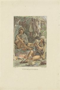 سكان تييرا ديل فويغو Firelanders (العنوان على الكائن) بواسطة جاك كويبر