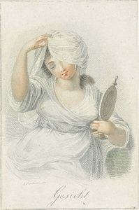 رؤية Gesicht (العنوان على الكائن) خمس حواس ممثلة بشخصيات أنثوية (عنوان المسلسل) Die Funf Sinne (عنوان المسلسل) بواسطة شيافونيتي