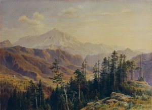 Schneeberg في النمسا السفلى كما هو موضح من Gutenstein