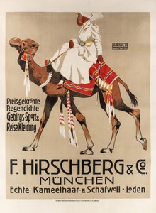 Hirschberg & Co. ملابس الرياضة والسفر ، 1907. بواسطة لودفيج هولوين