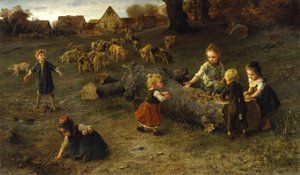 فطائر الطين ، 1873 بواسطة لودفيج كناوس
