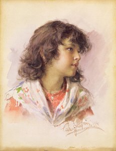 رأس فتاة 1886